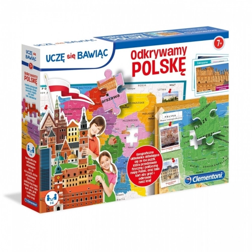 Odkrywamy Polskę Puzzle + Karty